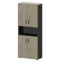 Смарт СМШ-58Д4 Тип2 (Графит/Кронберг) Шкаф с нишей