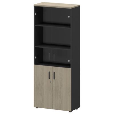 Смарт СМШ-58ДС Тип2 (Графит/Кронберг) Шкаф со стеклом