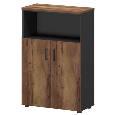 Смарт СМШ-38Д2 Тип2 (Графит/Таксония) Шкаф с низкими дверьми