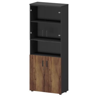 Смарт СМШ-58Д2С2 Тип1 (Графит/Таксония) Шкаф с нишей