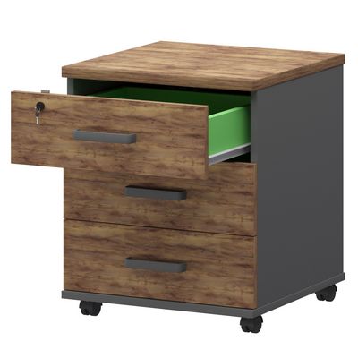 Смарт СМТ-3П Тип2 (Графит/Таксония) Тумба подкатная