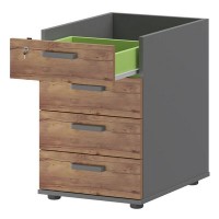 Смарт СМТ-4П (Графит/Таксония) Тумба приставная