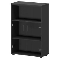 Смарт СМШ-38С2 (Графит) Шкаф со стеклом