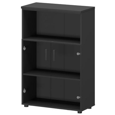 Смарт СМШ-38С2 (Графит) Шкаф со стеклом