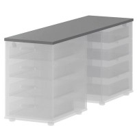 Смарт СМТ-4Т25-15 (Графит) Топ приставной тумбы