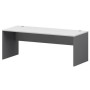 Смарт СМСР25-18.60 (Графит/Белый) Стол рабочий