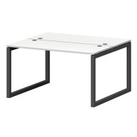 Смарт СМС2-О-12К.120Пр.50 (Белый/Антрацит) Рабочая станция на О-образном м/к