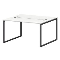 Смарт СМС2-О-14К.120Пр25 (Белый/Антрацит) Рабочая станция на О-образном м/к