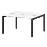 Смарт СМС2-П-10К.120Пр.50 (Белый/Антрацит) Рабочая станция на П-образном м/к