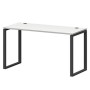 Смарт СMС25-О-10К.60.Пр25 (Белый/Антрацит) Стол рабочий на О-образном м/к