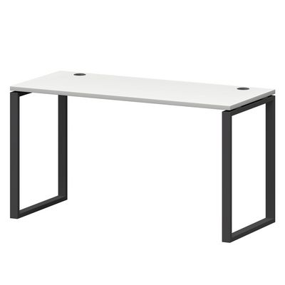 Смарт СMС25-О-12К.60.Пр25 (Белый/Антрацит) Стол рабочий на О-образном м/к