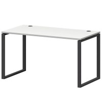 Смарт СMС25-О-18К.73.Пр25 (Белый/Антрацит) Стол рабочий на О-образном м/к