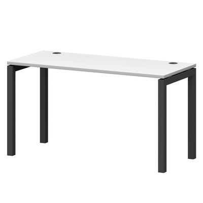 Смарт СMС25-П-10К.60.Пр50 (Белый/Антрацит) Стол рабочий на П-образном м/к