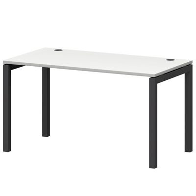 Смарт СMС25-П-10К.73.Пр50 (Белый/Антрацит) Стол рабочий на П-образном м/к