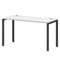 Смарт СМС25-П-16К.60.Пр25 (Белый/Антрацит) Стол рабочий на П-образном м/к
