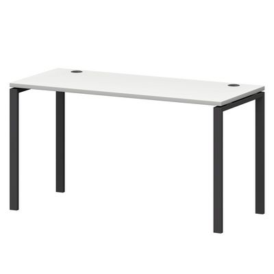 Смарт СMС25-П-18К.60.Пр25 (Белый/Антрацит) Стол рабочий на П-образном м/к