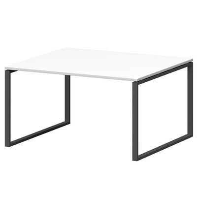 Смарт СMСП-О-18.123Пр25 (Белый/Антрацит) Стол переговорный на О-образном м/к