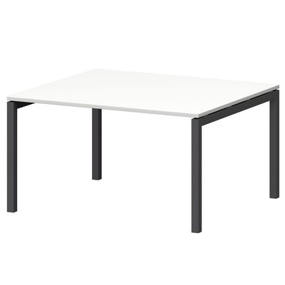 Смарт СMСП-П-12.123Пр50 (Белый/Антрацит) Стол переговорный на П-образном м/к