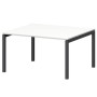 Смарт СMСП-П-12.123Пр50 (Белый/Антрацит) Стол переговорный на П-образном м/к