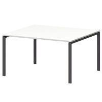 Смарт СMСП-П-18.123Пр25 (Белый/Антрацит) Стол переговорный на П-образном м/к
