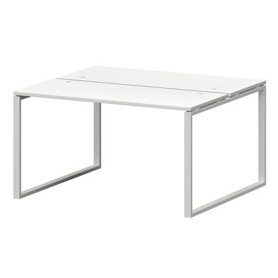 Смарт СМС2-О-16К.120Пр25 (Белый/Белый) Рабочая станция на О-образном м/к