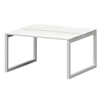 Смарт СМС2-О-16К.120Пр.50 (Белый/Белый) Рабочая станция на О-образном м/к