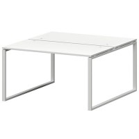 Смарт СМС2-О-16К.149Пр25 (Белый/Белый) Рабочая станция на О-образном м/к