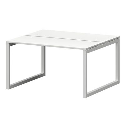 Смарт СМС2-О-18К.120Пр.50 (Белый/Белый) Рабочая станция на О-образном м/к