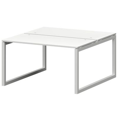 Смарт СМС2-О-18К.149Пр.50 (Белый/Белый) Рабочая станция на О-образном м/к