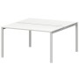 Смарт СМС2-П-10К.149Пр25 (Белый/Белый) Рабочая станция на П-образном м/к