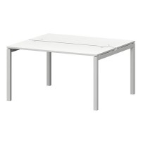 Смарт СМС2-П-12К.120Пр.50 (Белый/Белый) Рабочая станция на П-образном м/к