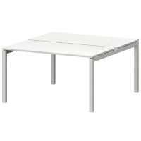 Смарт СМС2-П-12К.149Пр.50 (Белый/Белый) Рабочая станция на П-образном м/к