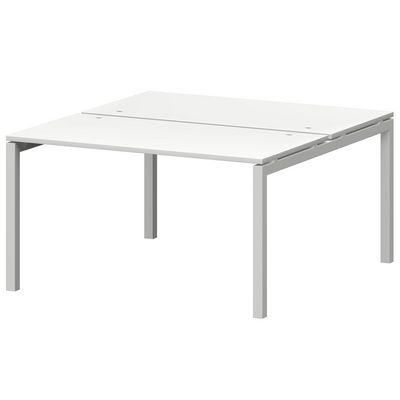 Смарт СМС2-П-16К.149Пр.50 (Белый/Белый) Рабочая станция на П-образном м/к