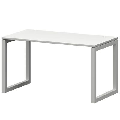 Смарт СMС25-О-12К.73.Пр50 (Белый/Белый) Стол рабочий на О-образном м/к