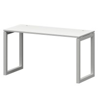 Смарт СМС25-О-14К.60.Пр50 (Белый/Белый) Стол рабочий на О-образном м/к