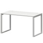 Смарт СMС25-О-18К.73.Пр25 (Белый/Белый) Стол рабочий на О-образном м/к