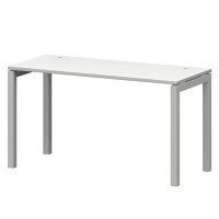 Смарт СMС25-П-10К.60.Пр50 (Белый/Белый) Стол рабочий на П-образном м/к