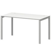 Смарт СMС25-П-12К.73.Пр25 (Белый/Белый) Стол рабочий на П-образном м/к