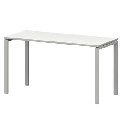 Смарт СМС25-П-14К.60.Пр25 (Белый/Белый) Стол рабочий на П-образном м/к