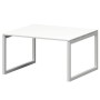 Смарт СMСП-О-14.123Пр50 (Белый/Белый) Стол переговорный на О-образном м/к