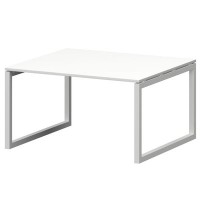 Смарт СMСП-О-16.123Пр50 (Белый/Белый) Стол переговорный на О-образном м/к
