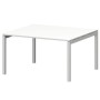 Смарт СMСП-П-14.123Пр50 (Белый/Белый) Стол переговорный на П-образном м/к