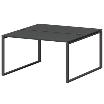 Смарт СМС2-О-18К.149Пр25 (Графит/Антрацит) Рабочая станция на О-образном м/к