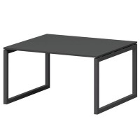 Смарт СMСП-О-14.123Пр50 (Графит/Антрацит) Стол переговорный на О-образном м/к