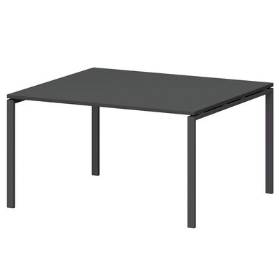 Смарт СMСП-П-14.123Пр25 (Графит/Антрацит) Стол переговорный на П-образном м/к