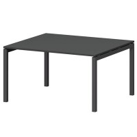 Смарт СMСП-П-14.123Пр50 (Графит/Антрацит) Стол переговорный на П-образном м/к