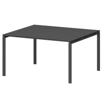 Смарт СMСП-П-16.123Пр25 (Графит/Антрацит) Стол переговорный на П-образном м/к