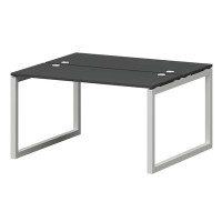 Смарт СМС2-О-16К.120Пр.50 (Графит/Белый) Рабочая станция на О-образном м/к