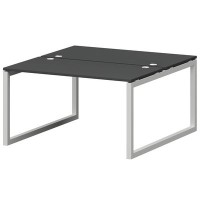 Смарт СМС2-О-16К.149Пр.50 (Графит/Белый) Рабочая станция на О-образном м/к