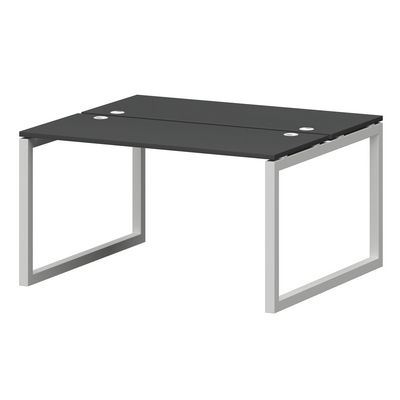 Смарт СМС2-О-18К.120Пр.50 (Графит/Белый) Рабочая станция на О-образном м/к